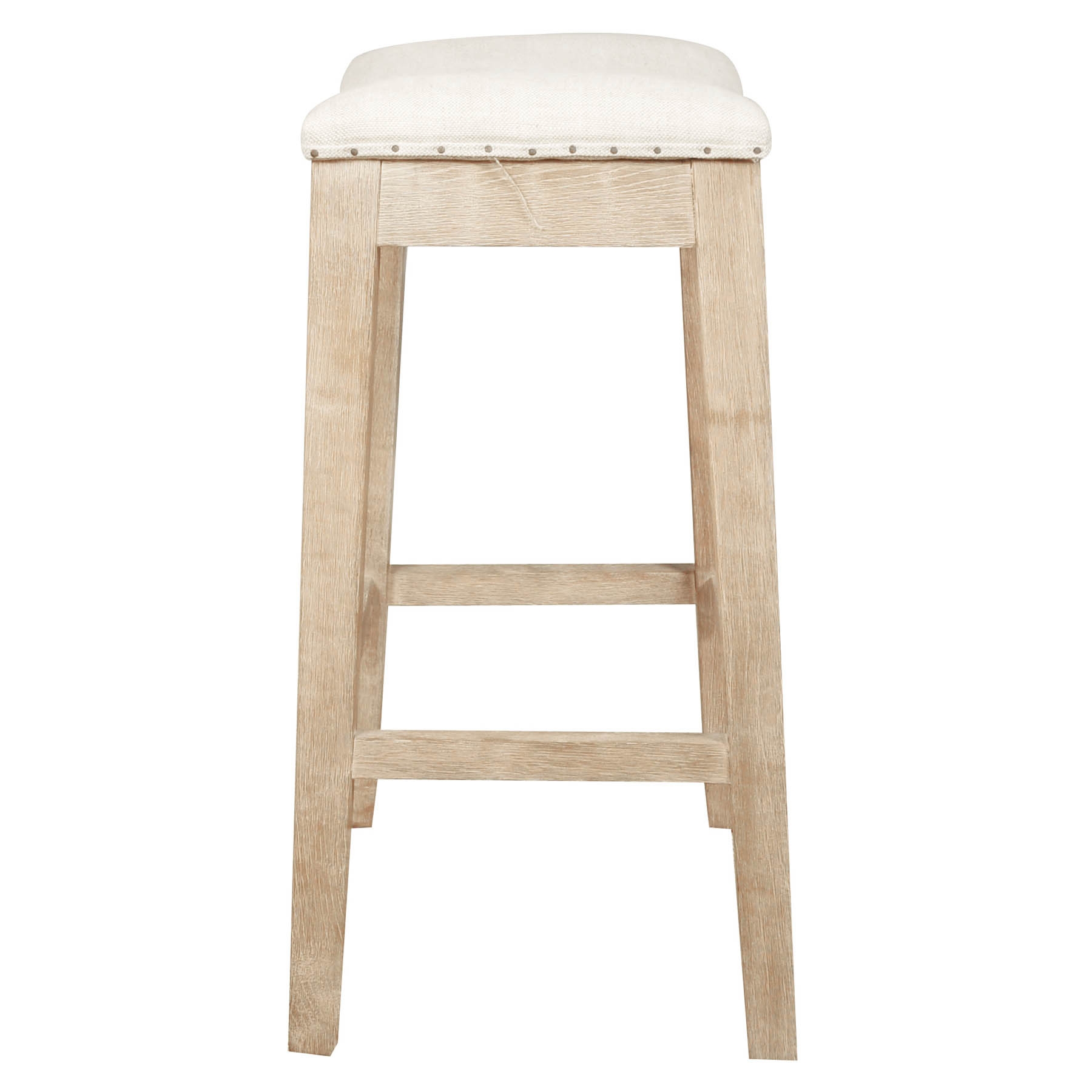 Harper Counter Stool, Bisque French Linen - Image 2