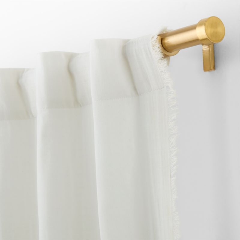 Organic Cotton Double Weave Tofu Sheer Curtain Panel 50 x 84 - Image 5