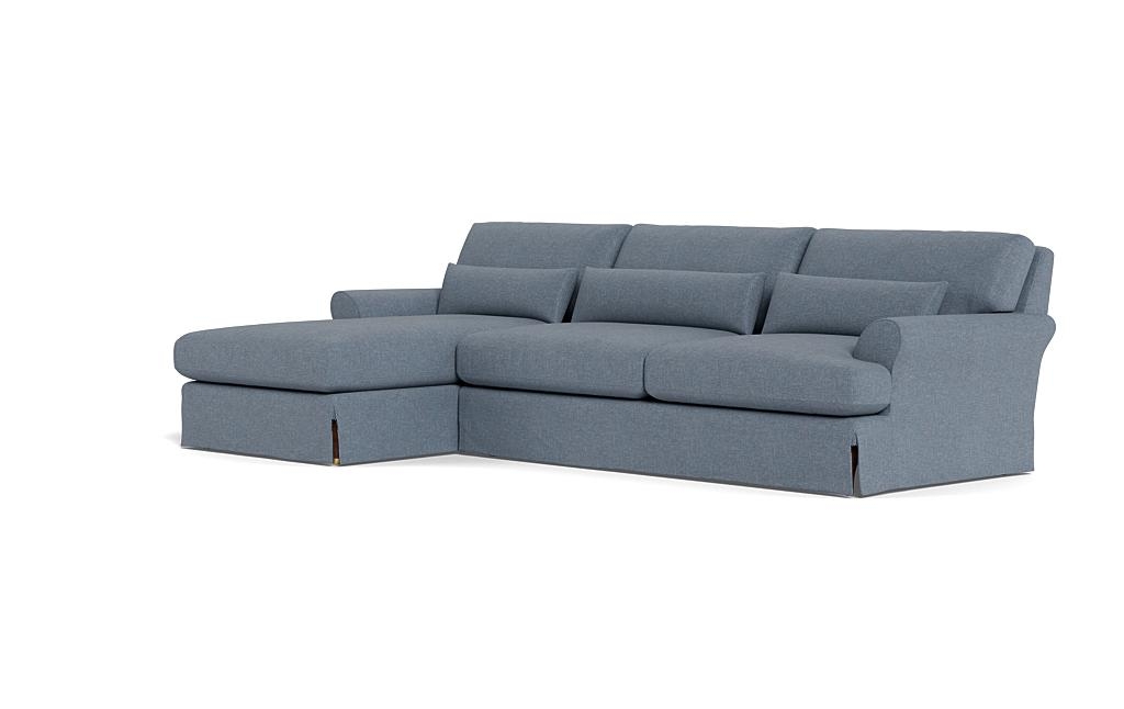 Maxwell Slipcovered Sectional Sofa with Left Chaise by Apartment Therapy - Image 2