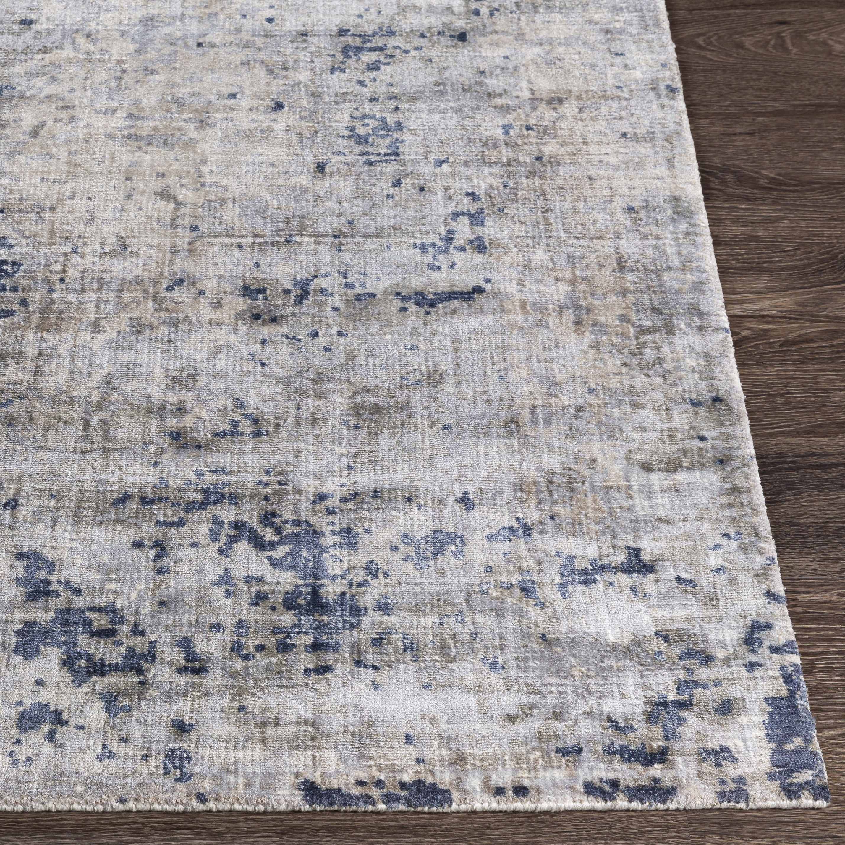 Park Avenue Gray Indoor 5' x 7'6" Handmade Rug - Image 2