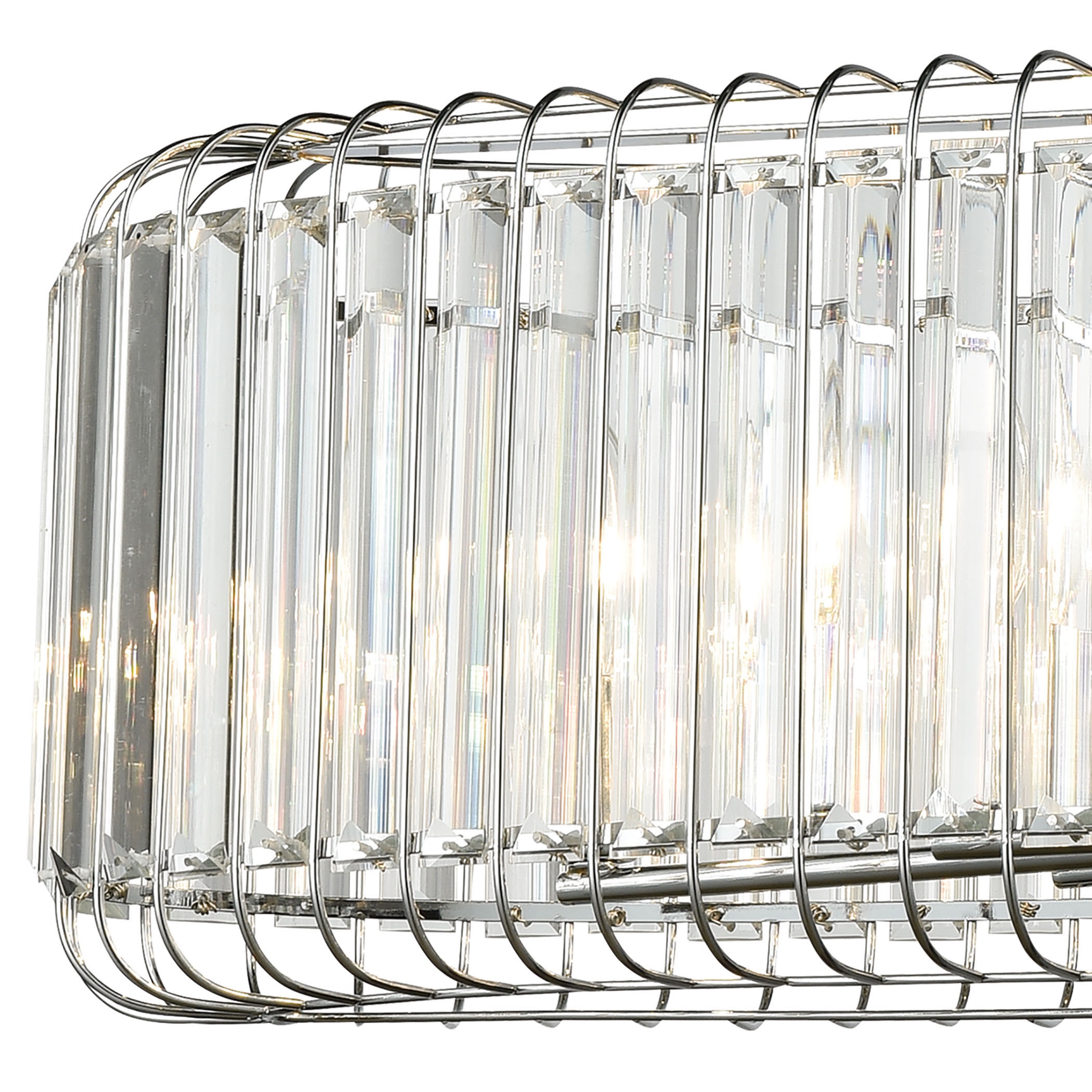 Beaumont 32'' Wide 6-Light Chandelier - Polished Chrome - Image 1