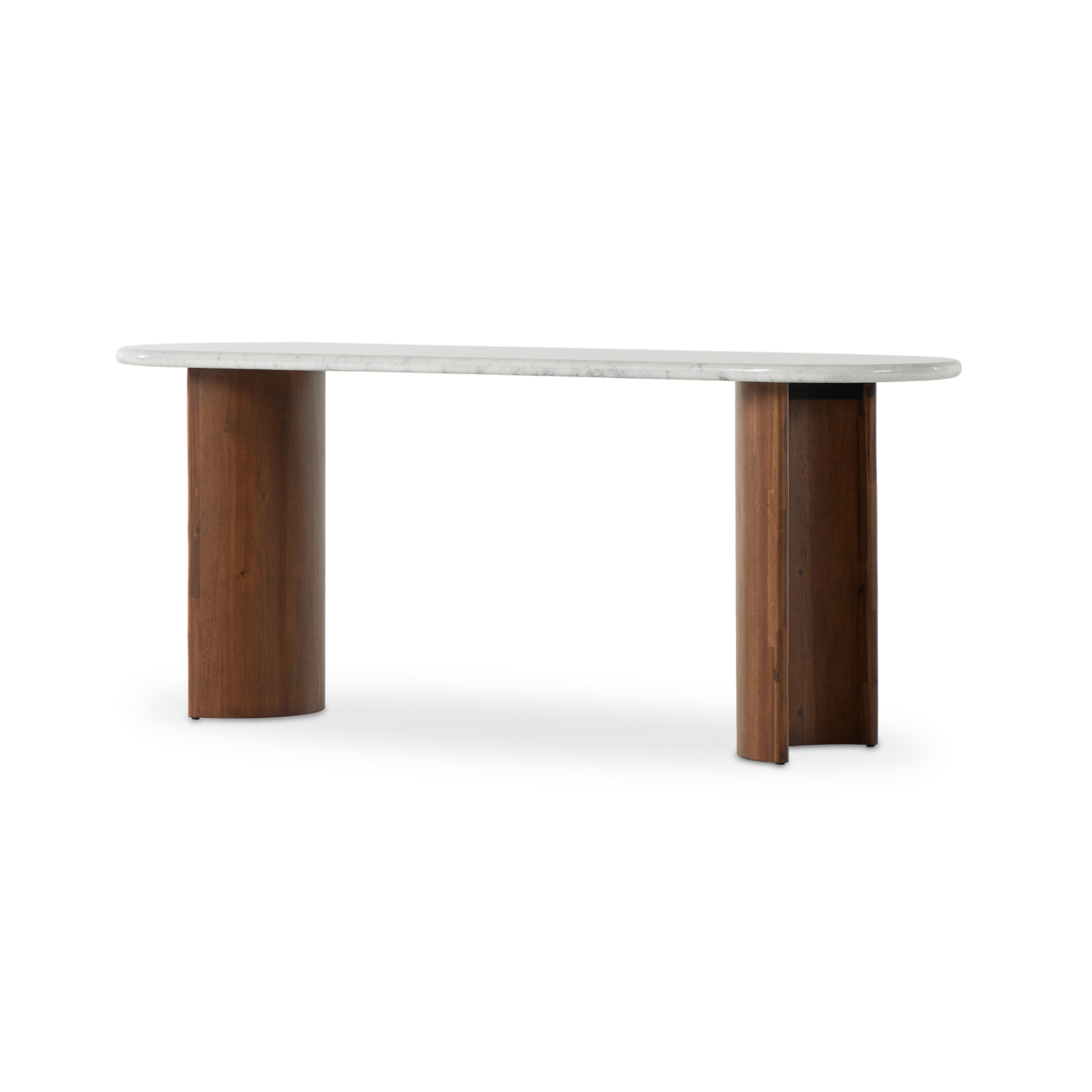 Paden Lrg Console Tbl-Italian White - Image 0