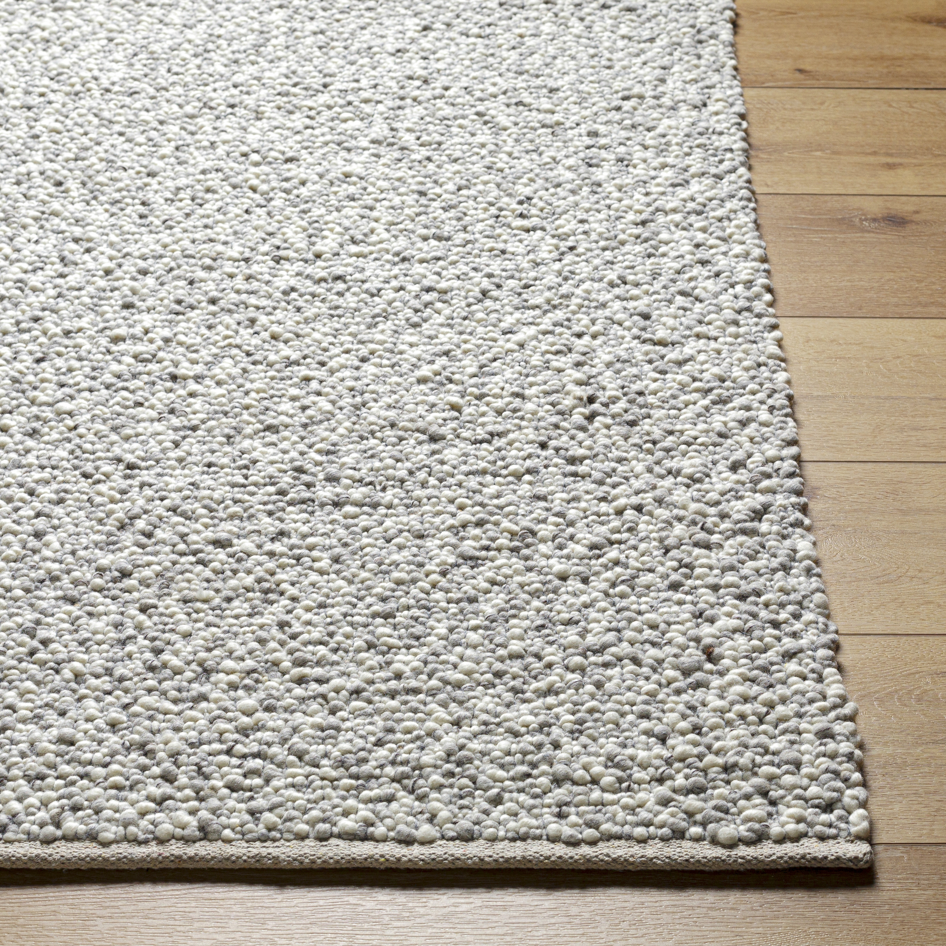 Super Pebble Beige Indoor 2' x 3' Handmade Rug - Image 1