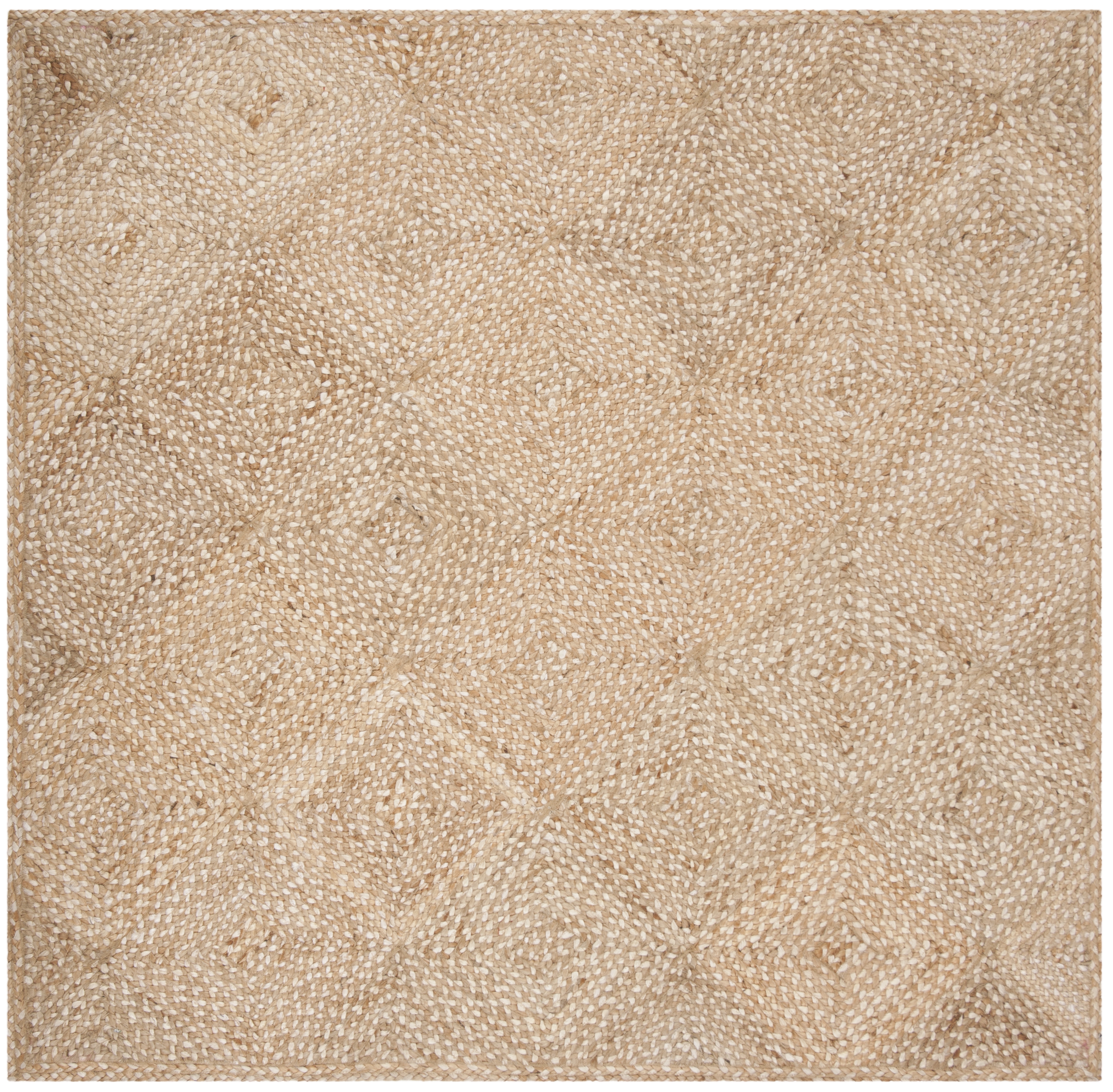Arlo Home Hand Woven Area Rug, NF924A, Natural,  6' X 6' Square - Image 0