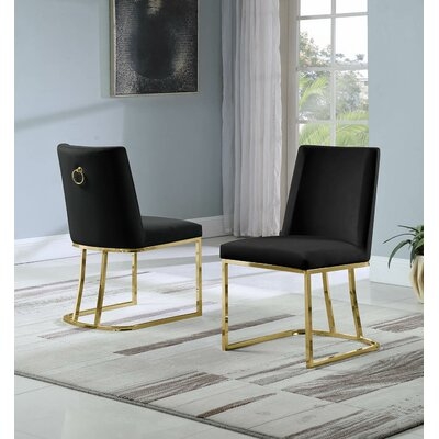 Cordell Velvet Upholstered Side Chair - Image 0