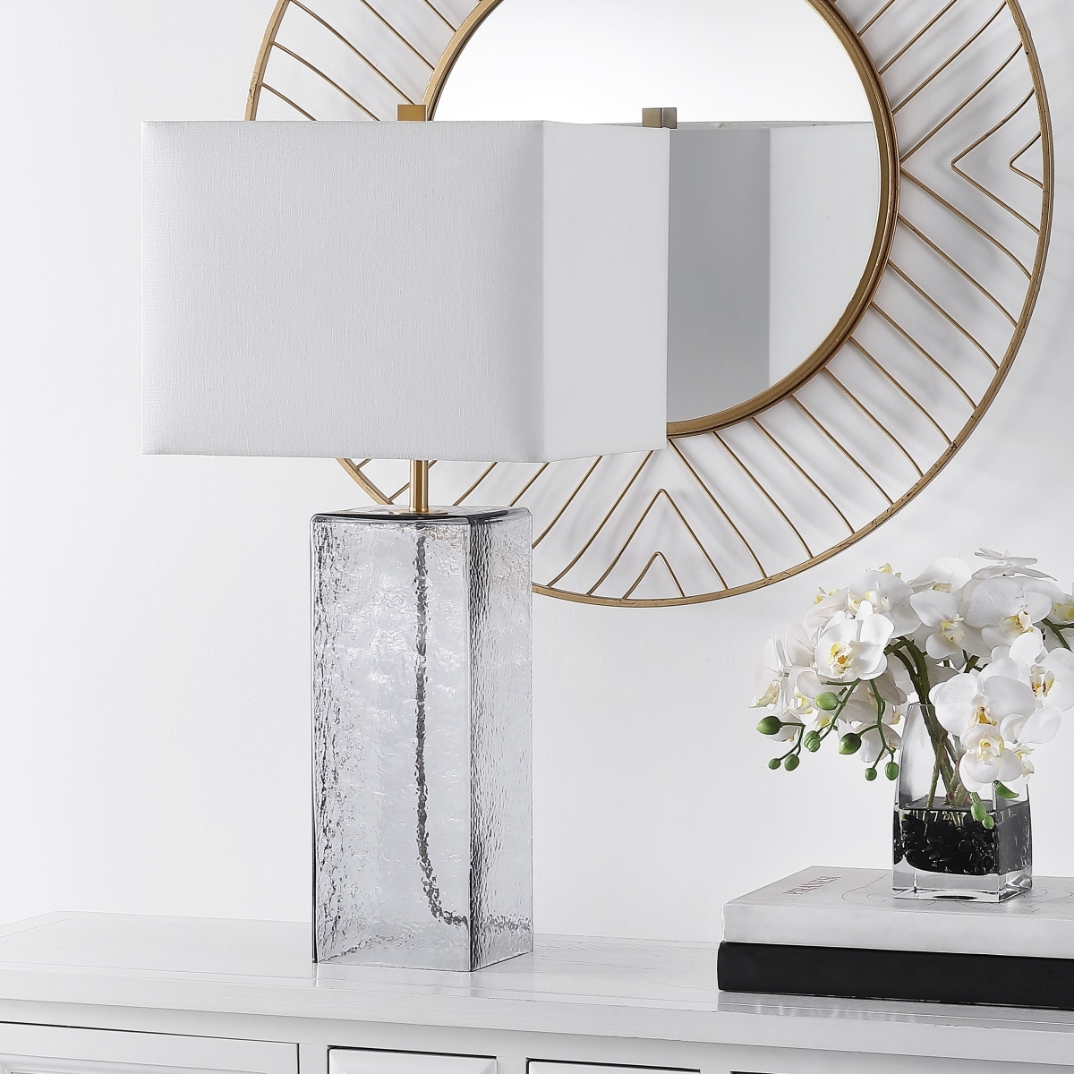 Memris 28.5" Table Lamp - Grey - Image 1