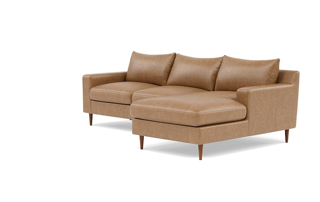 Sloan Leather Right Chaise Sectional - Image 2