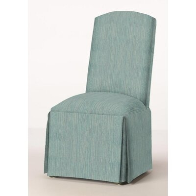 Ava Traditional Upholstered Skirted Side Chair - Image 0