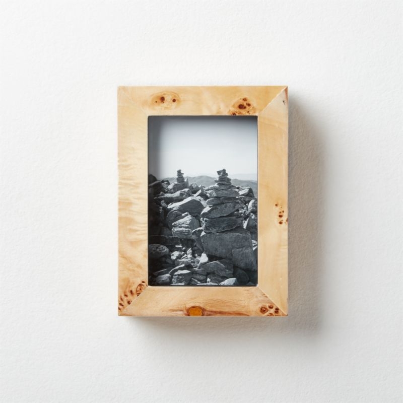 Burl Wood Picture Frame 4"x6" - Image 3