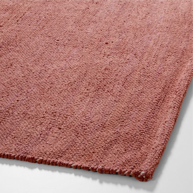 Soft Gradient Pink Chenille Kids Area Rug 5'x8' - Image 2