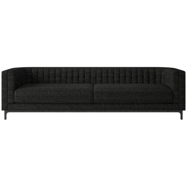Ambroise 104" Sofa Illecebrous Black Star - Image 0