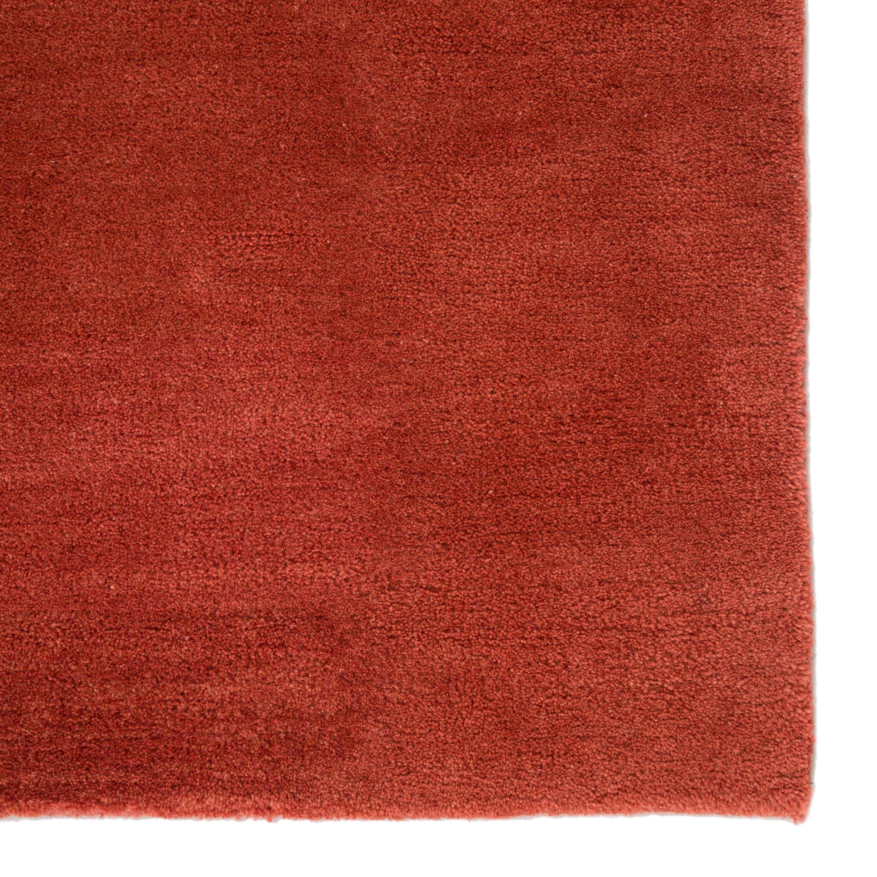 Bough Handmade Abstract Coral/ Tan Area Rug (8' X 11') - Image 3