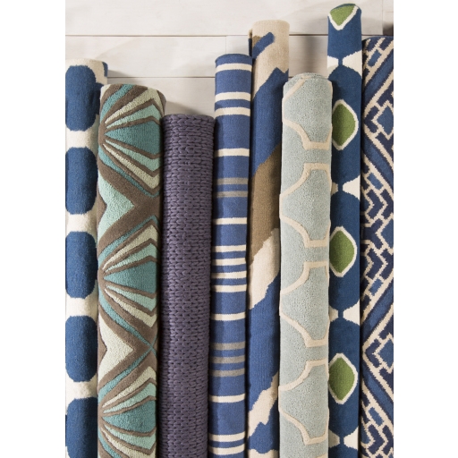 Alameda Beige Indoor 2'6" x 8' Handmade Rug - Image 0