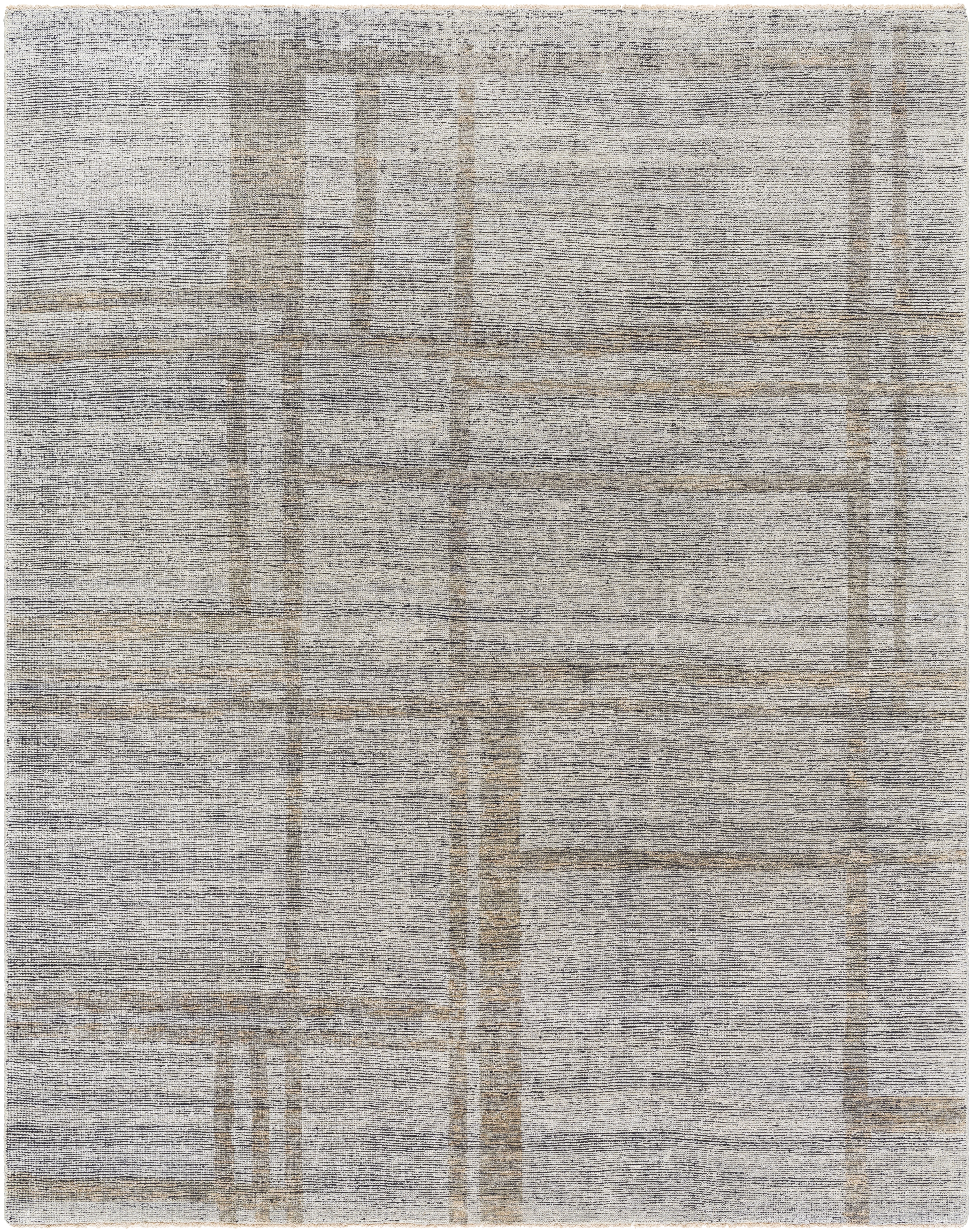 Clemente Gray Indoor 10' x 14' Handmade Rug - Image 0