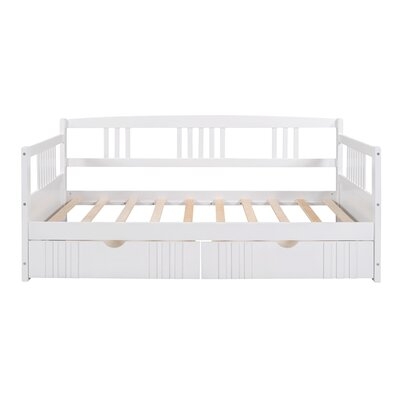 Daybed Wood Bed With Two Drawers - Image 0