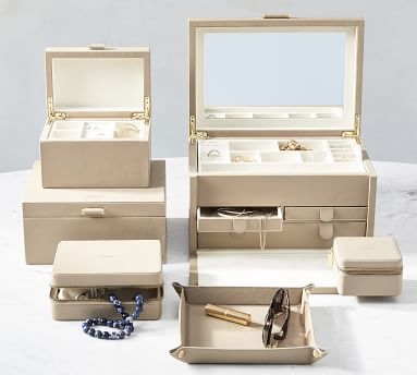 Quinn Jewelry Box, Foil Debossed, Medium - Fawn - Image 2