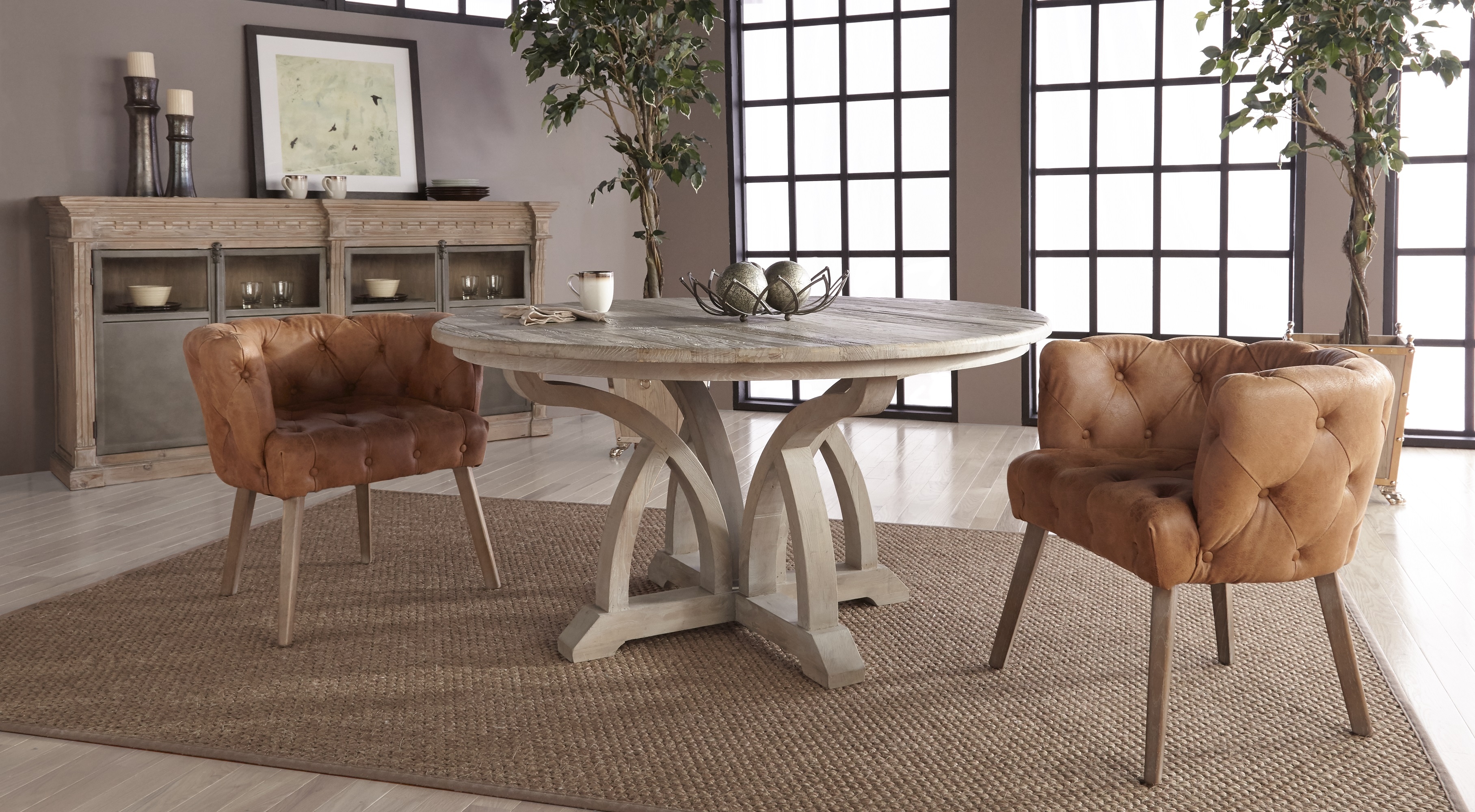 Marin Round Dining Table, 60", DISCONTINUED - Image 9