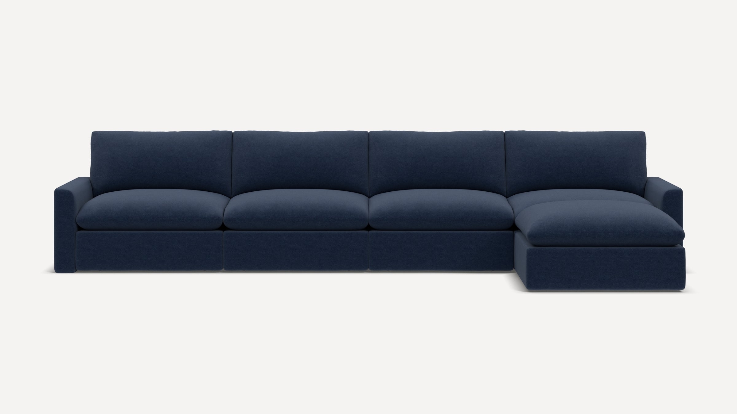 Russet 5-Piece Reversible Chaise Sectional - Georgia Clay - Performance Chenille - Image 3