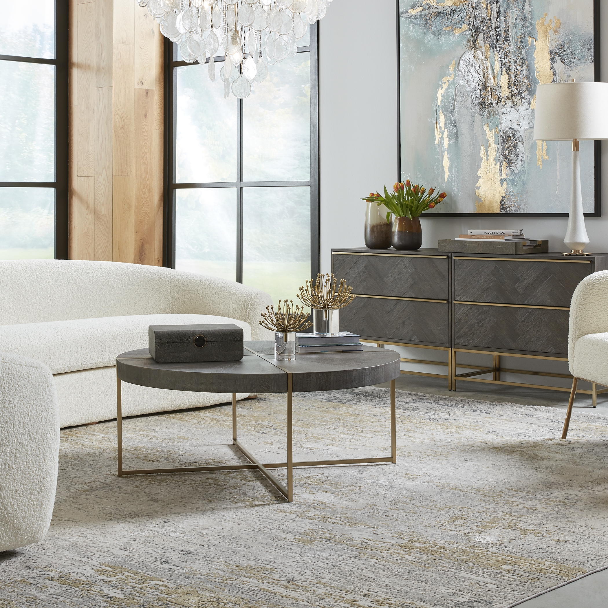 Taja Round Coffee Table - Image 2