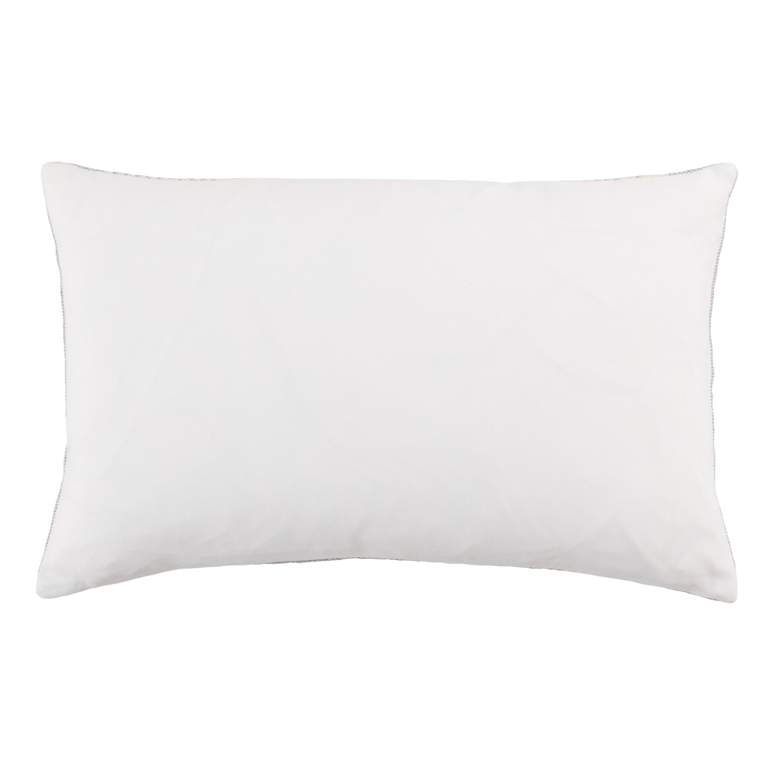 Carinda Lumbar Pillow, Gray, 21" x 13" - Image 1