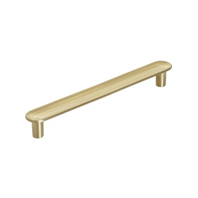 Concentric 5-1/16 In (128 Mm) Center-To-Center Polished Nickel Cabinet Pull - Image 0