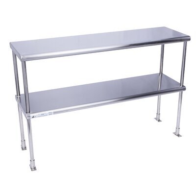 Stainless Steel Table Mounted Overshelf - Image 0
