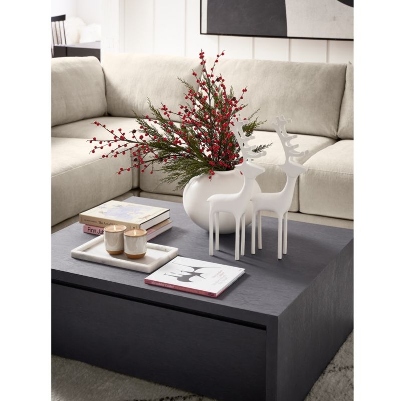 Faux Red Berry Stem 39" - Image 3