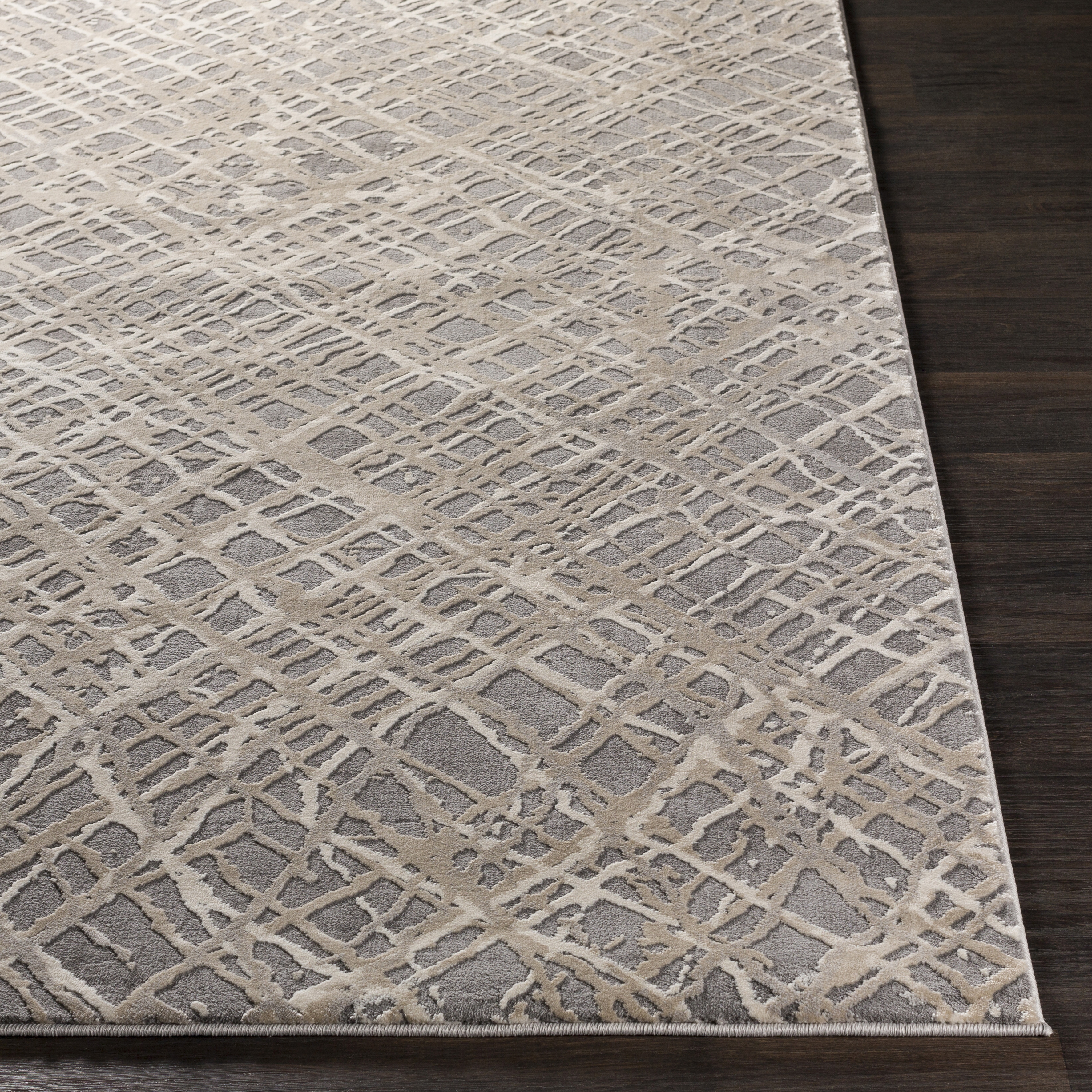 Tibetan Beige Indoor 6'7" x 9'6" Machine Woven Rug - Image 2