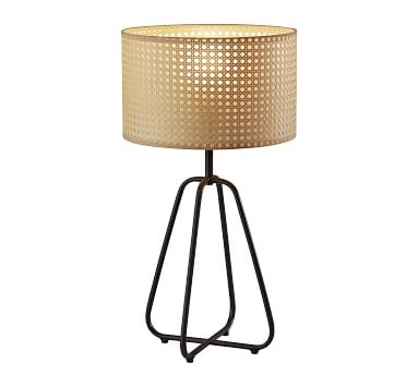 Abacus Cane Table Lamp, Antique Bronze - Image 4