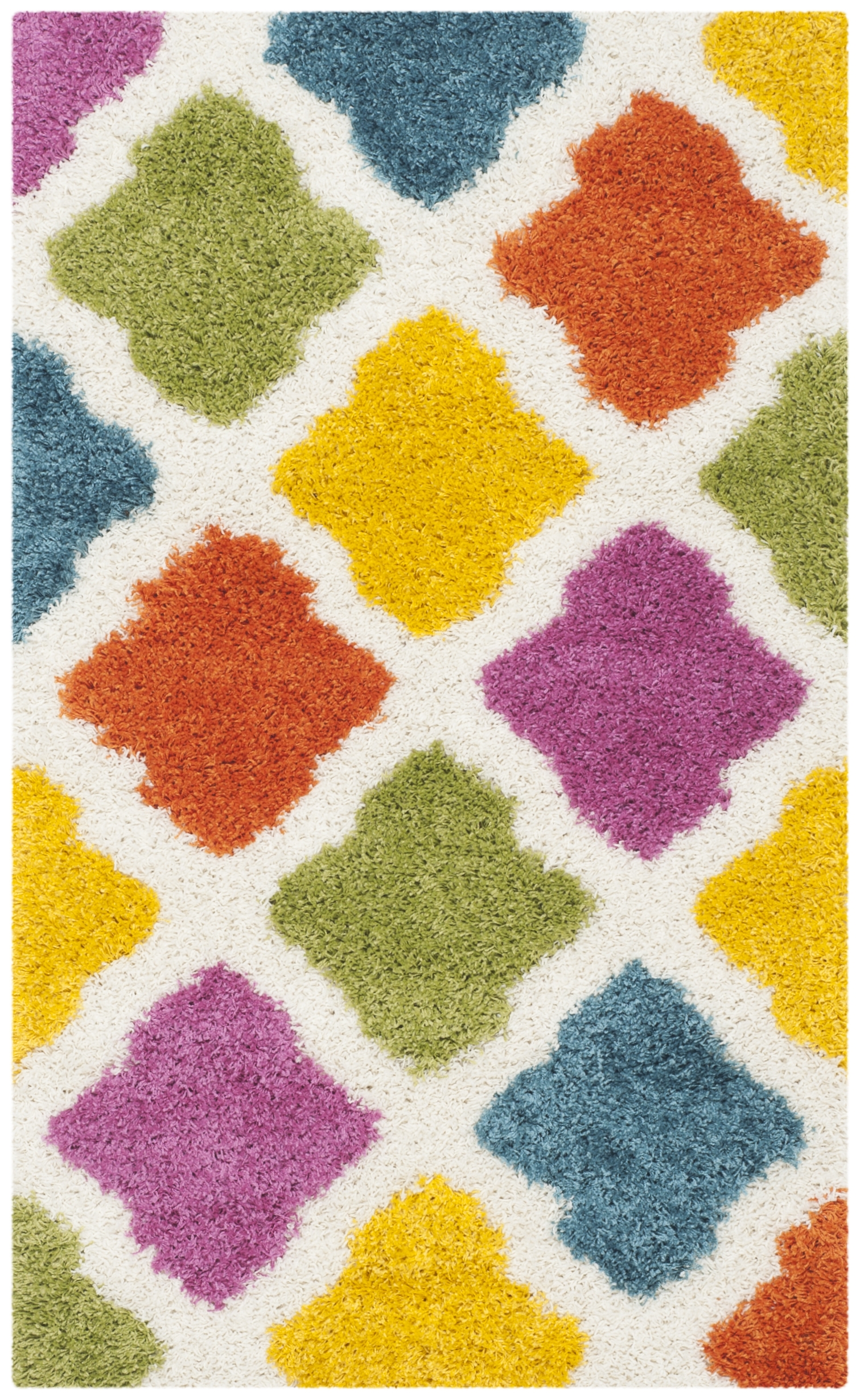 Arlo Home Woven Area Rug, SGK562A, Ivory/Multi,  3' X 5' - Image 0