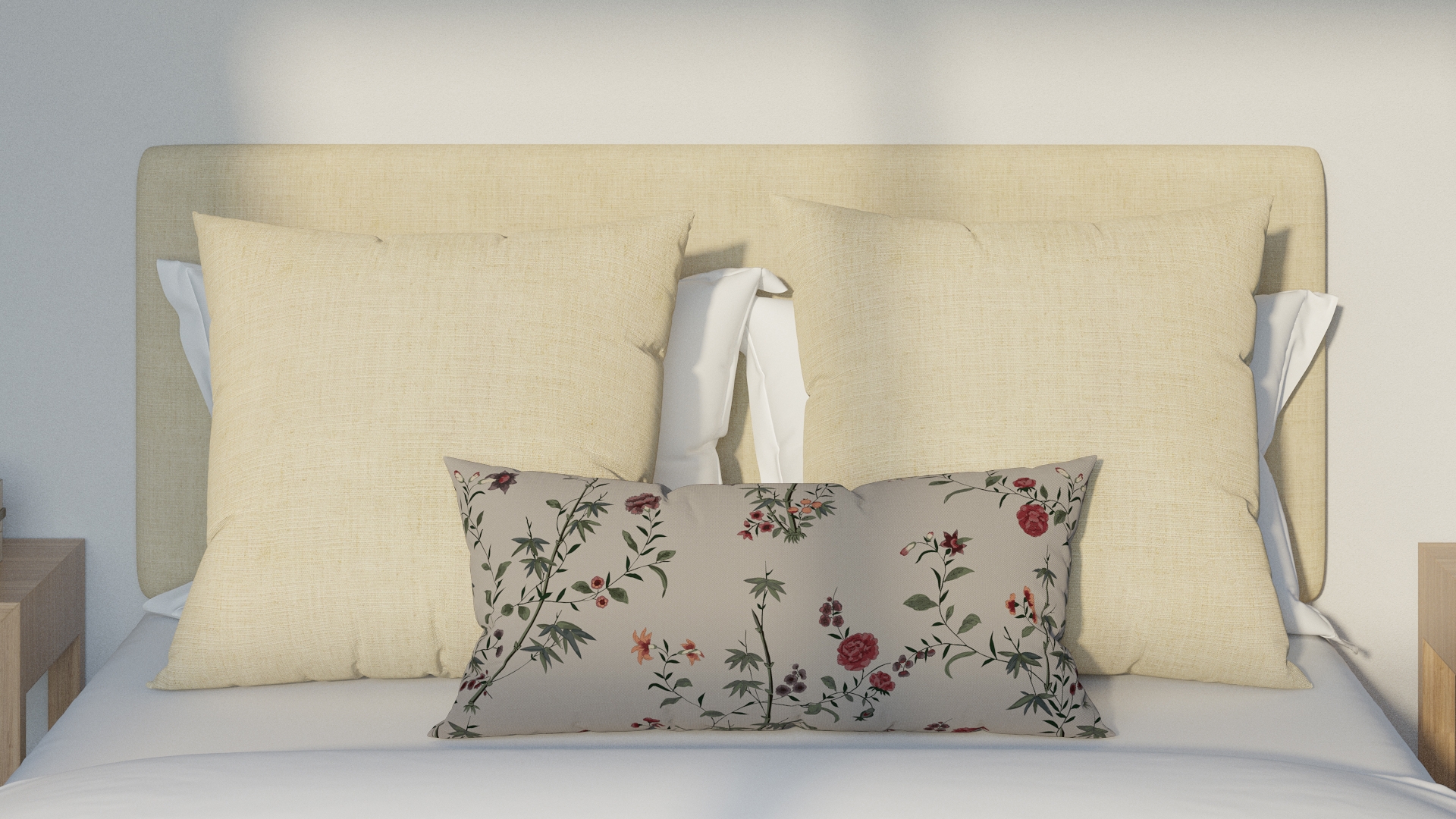 Throw Pillow 14" x 30", Multi Bamboo Garden, 14" x 30" - Image 2