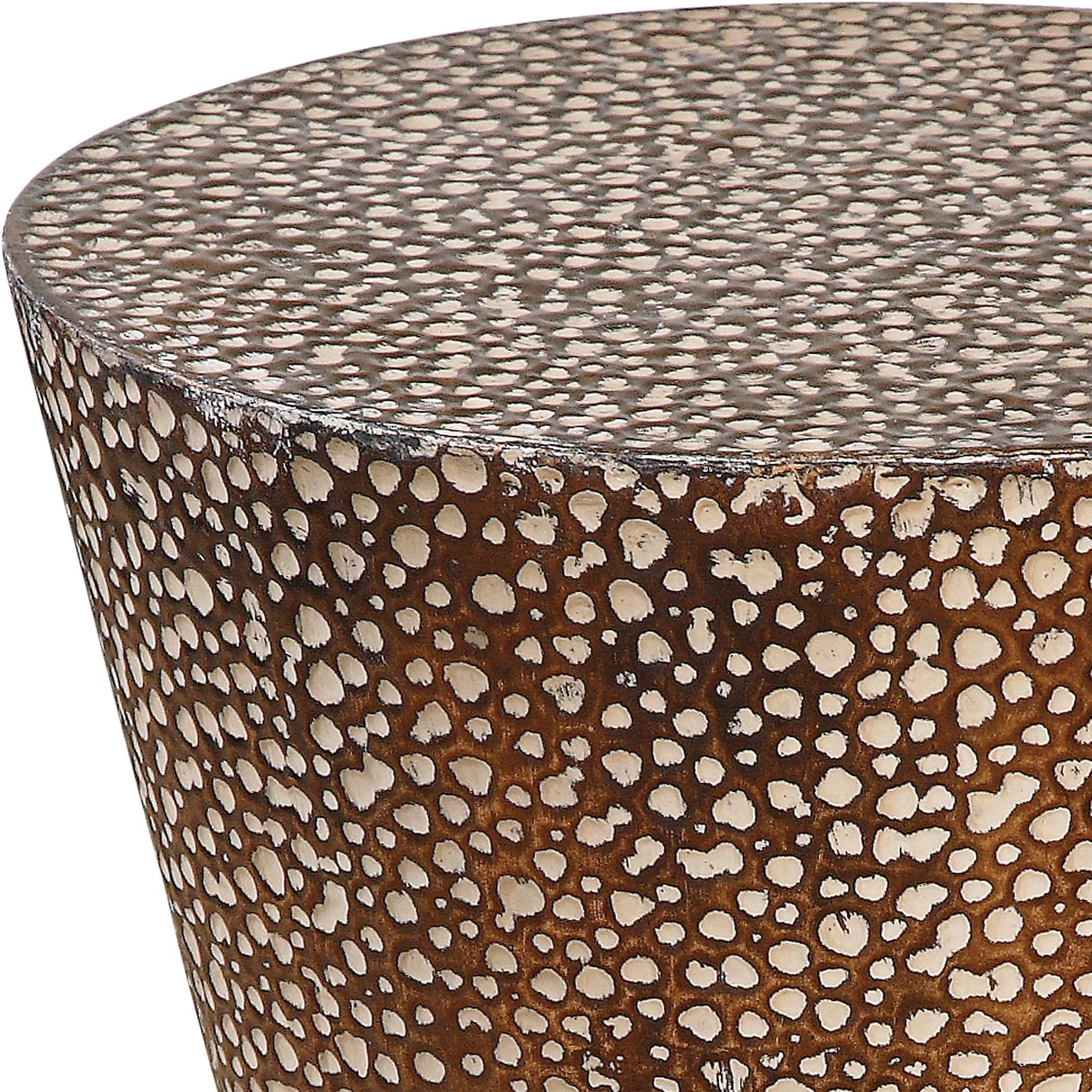 Cutler Drum Shaped Accent Table - Image 3
