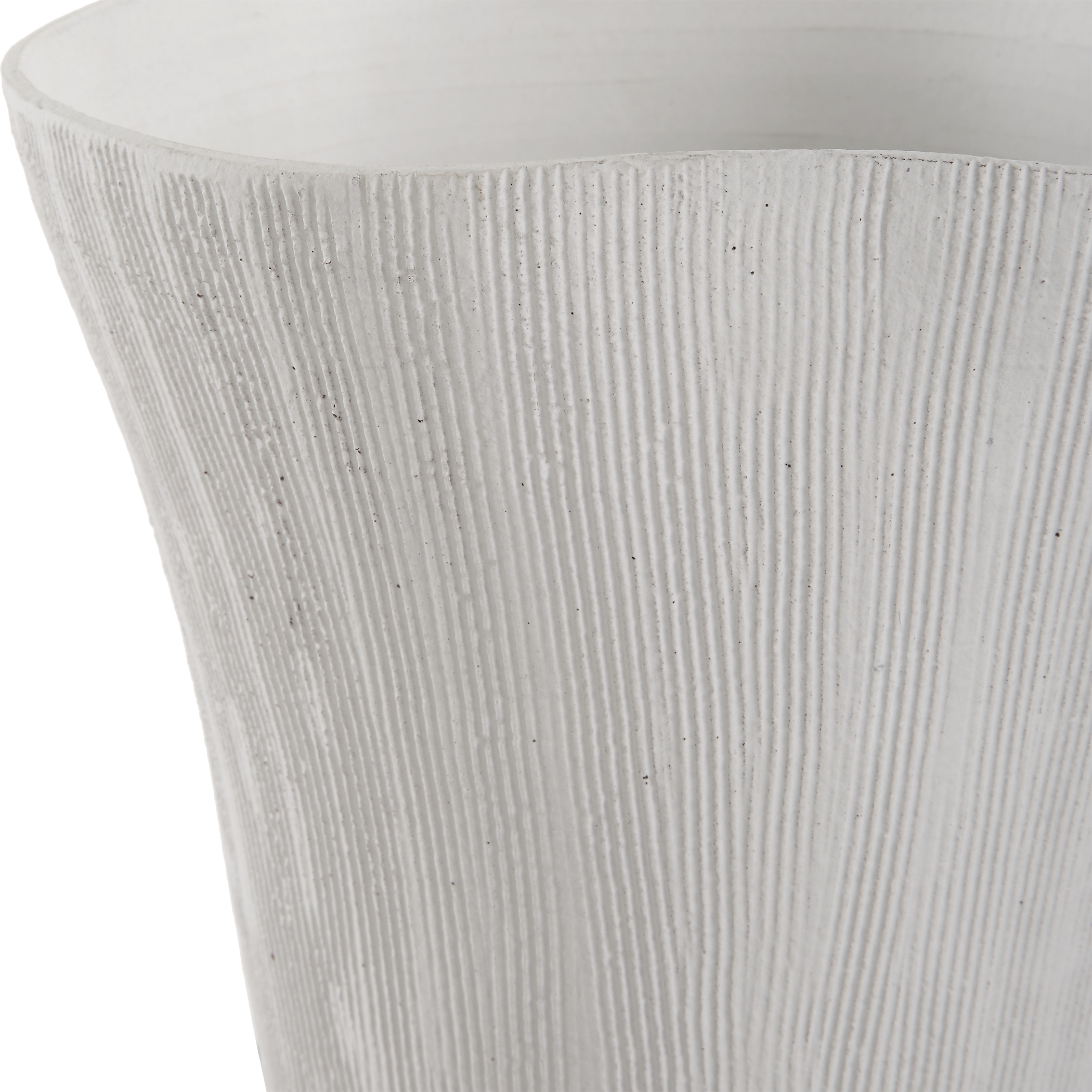 Floreana Tall White Vase - Image 5