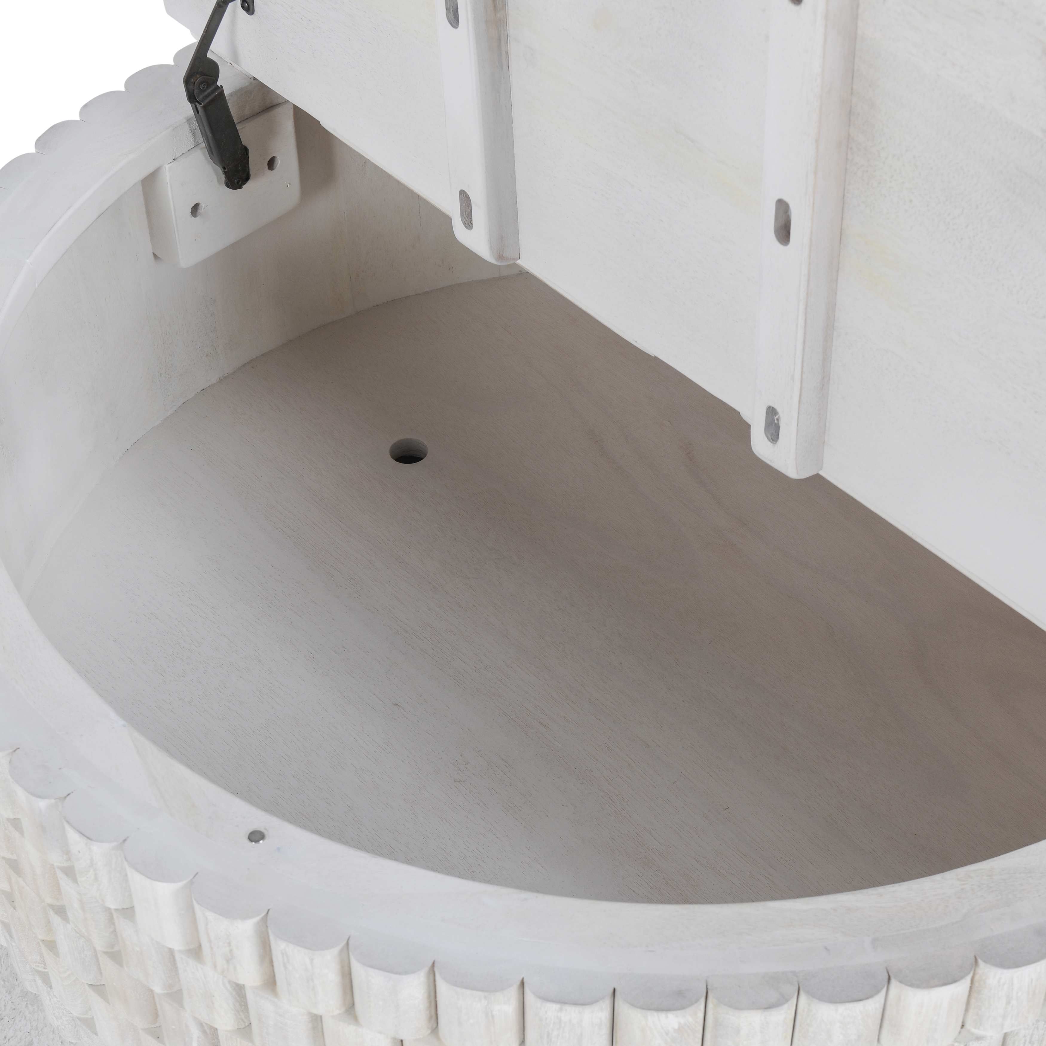 Norwood 40" Round Coffee Table Cream - Image 4