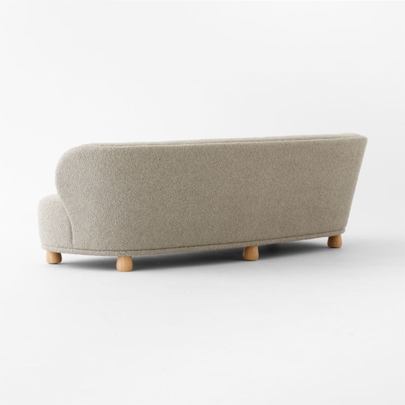 Leonne 90" Grey Boucle Sofa by goop - Image 9