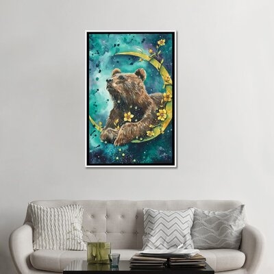The Night Thinker by Kat Fedora - Painting Print on Canvas - Image 0