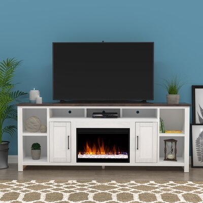 Akeia Creek TV Stand for TVs up to 88" with Fireplace Included - Image 0