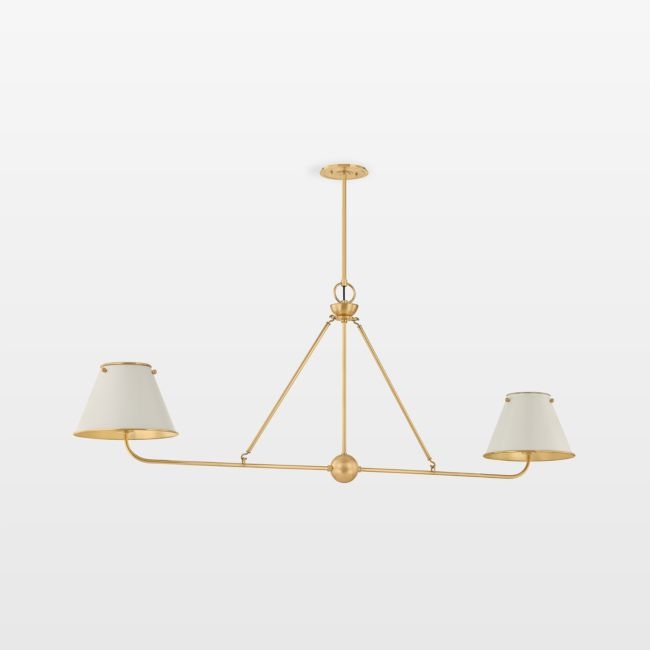 Milton Linear White Chandelier - Image 0