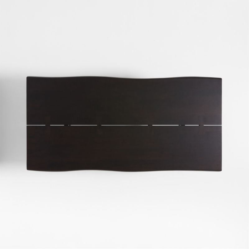 Yukon 80" Black-Brown Live Edge Wood Dining Table - Image 3
