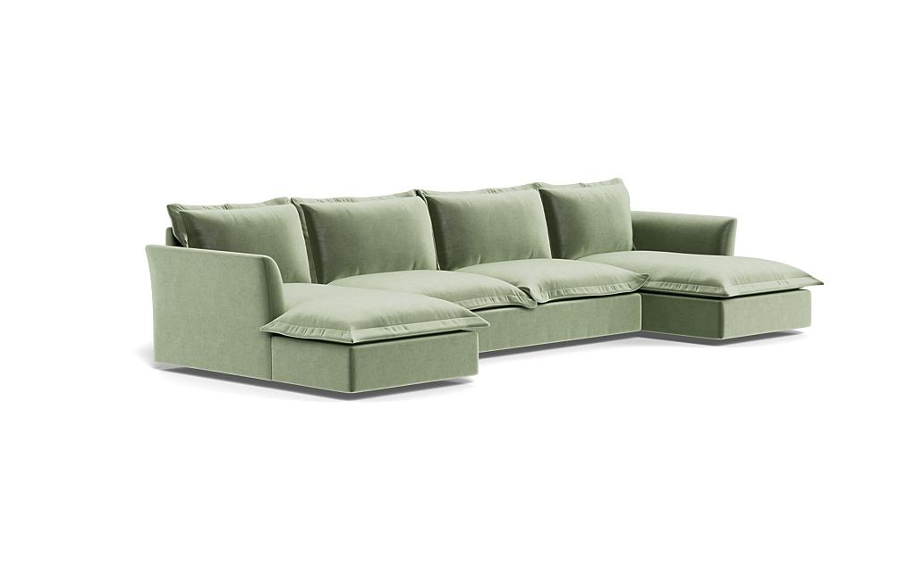 Skylar 3 Piece (4 Seat) U Chaise Sectional - Image 1