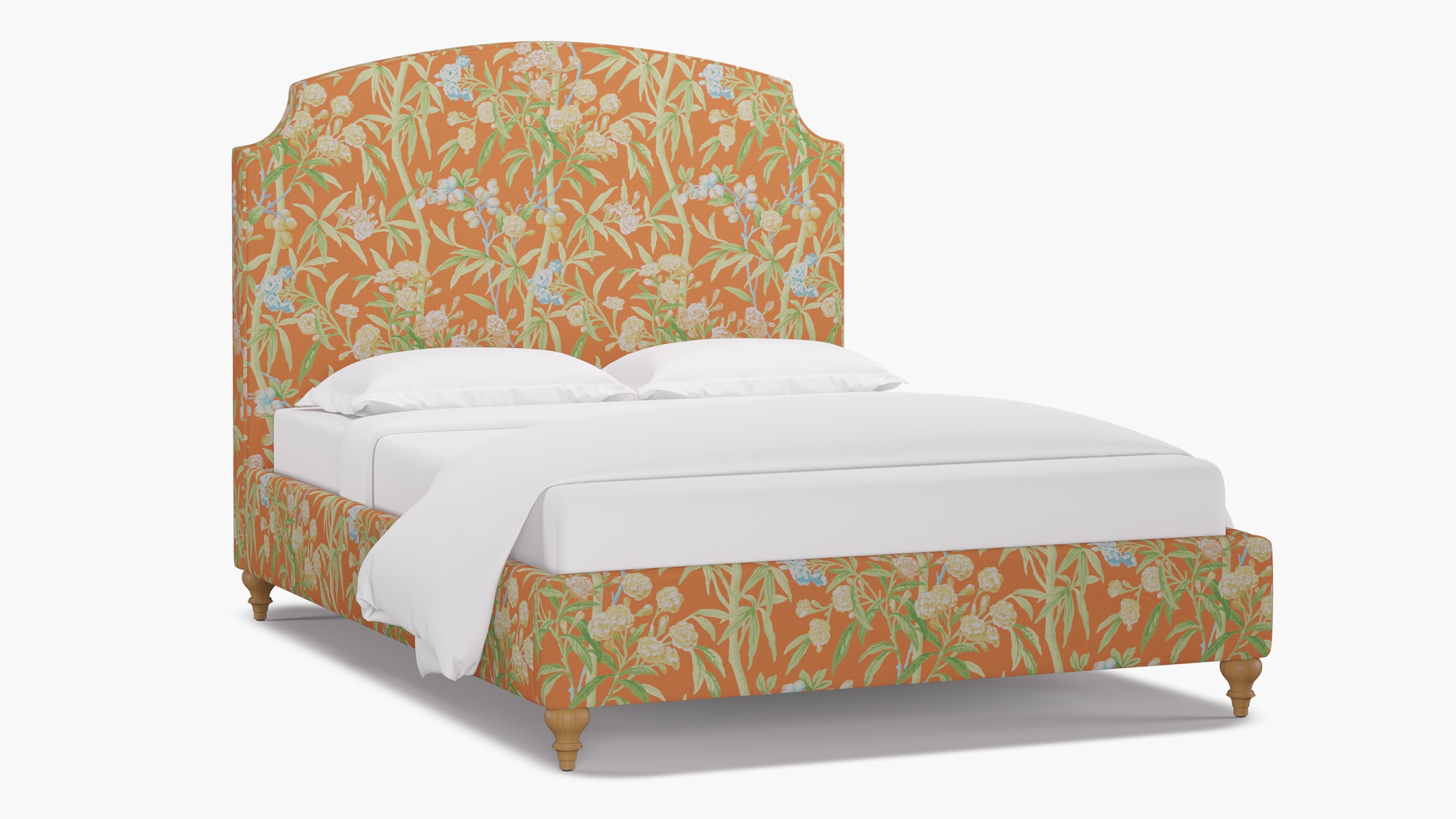 Cove Bed, Mandarin Lanai, Natural Traditional Turned Leg, Twin - Image 1