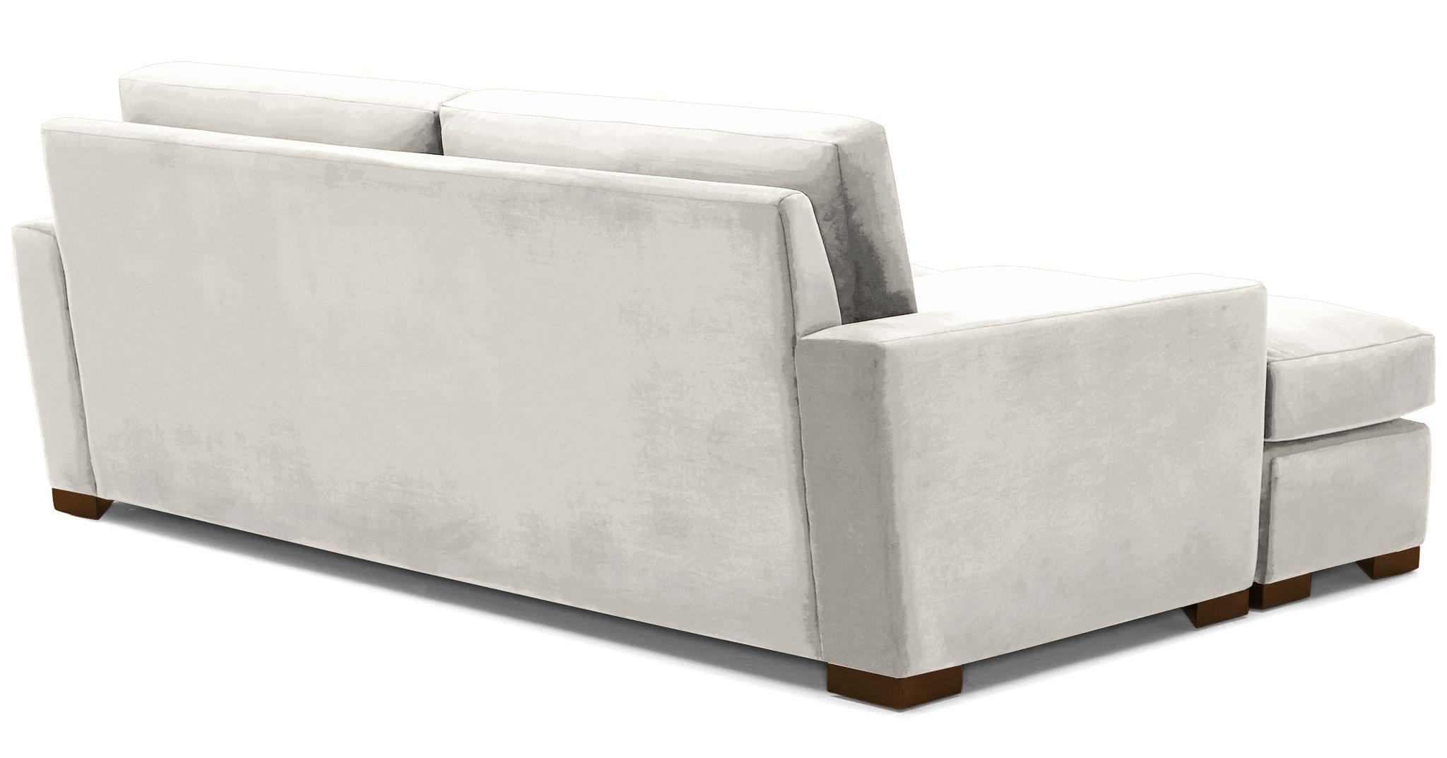 White Anton Mid Century Modern Daybed - Tussah Snow - Mocha - Image 3