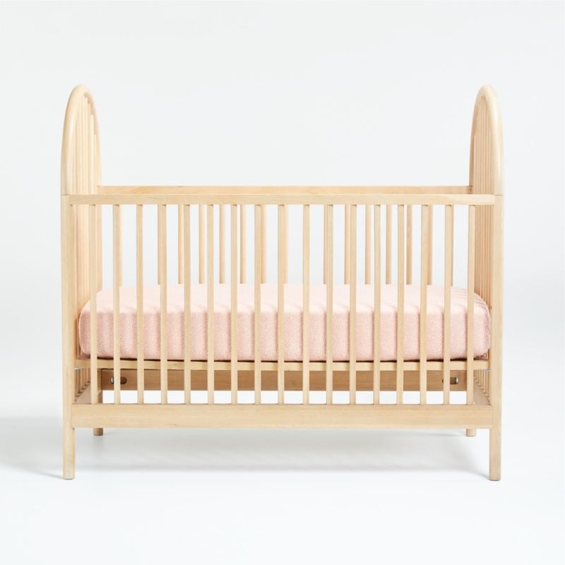 Canyon Natural Spindle Wood Convertible Baby Crib by Leanne Ford - Image 5