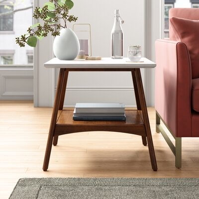 Burnes End Table with storage - Image 0