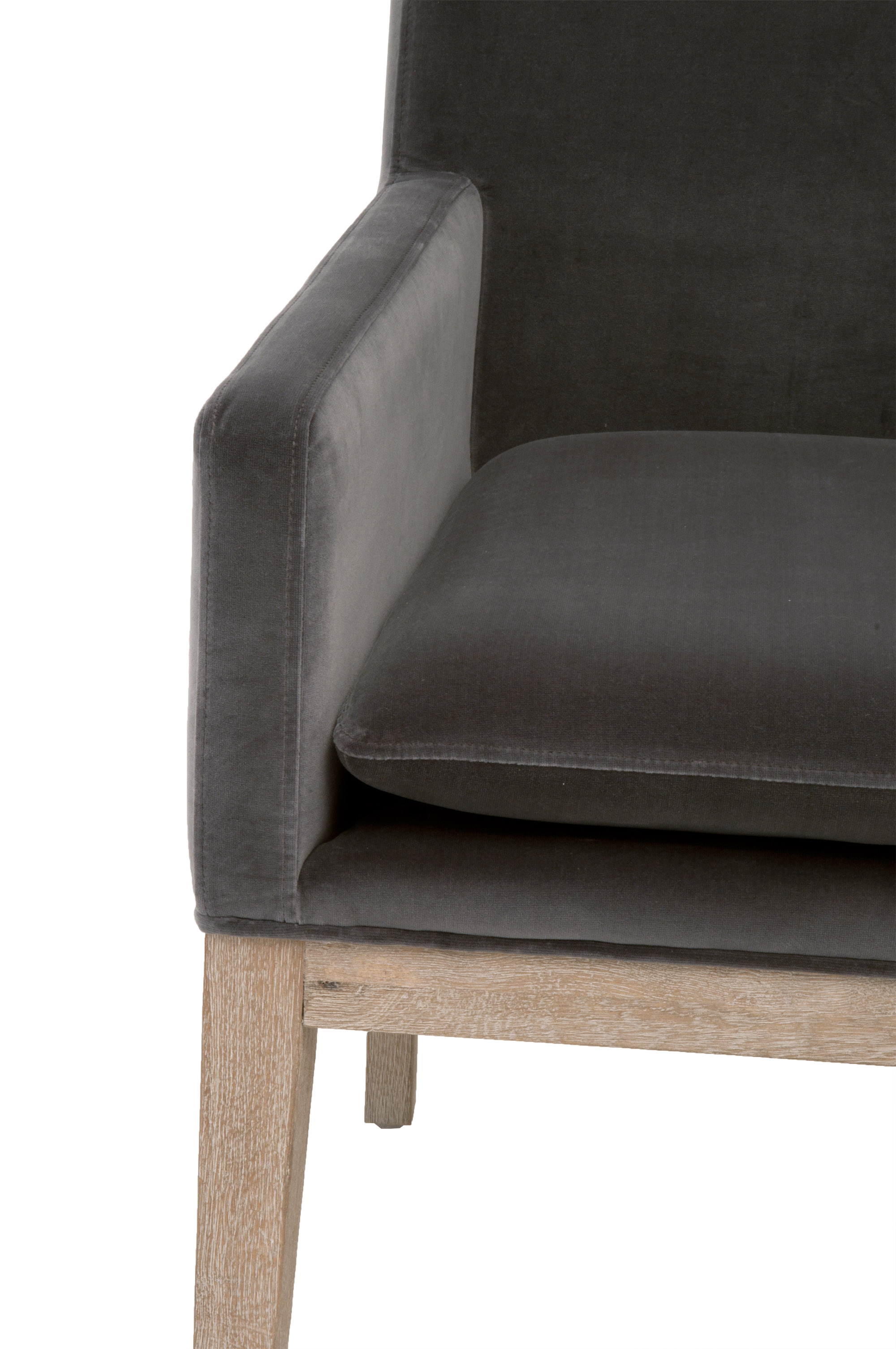 Drake Arm Chair, Charcoal - Image 1