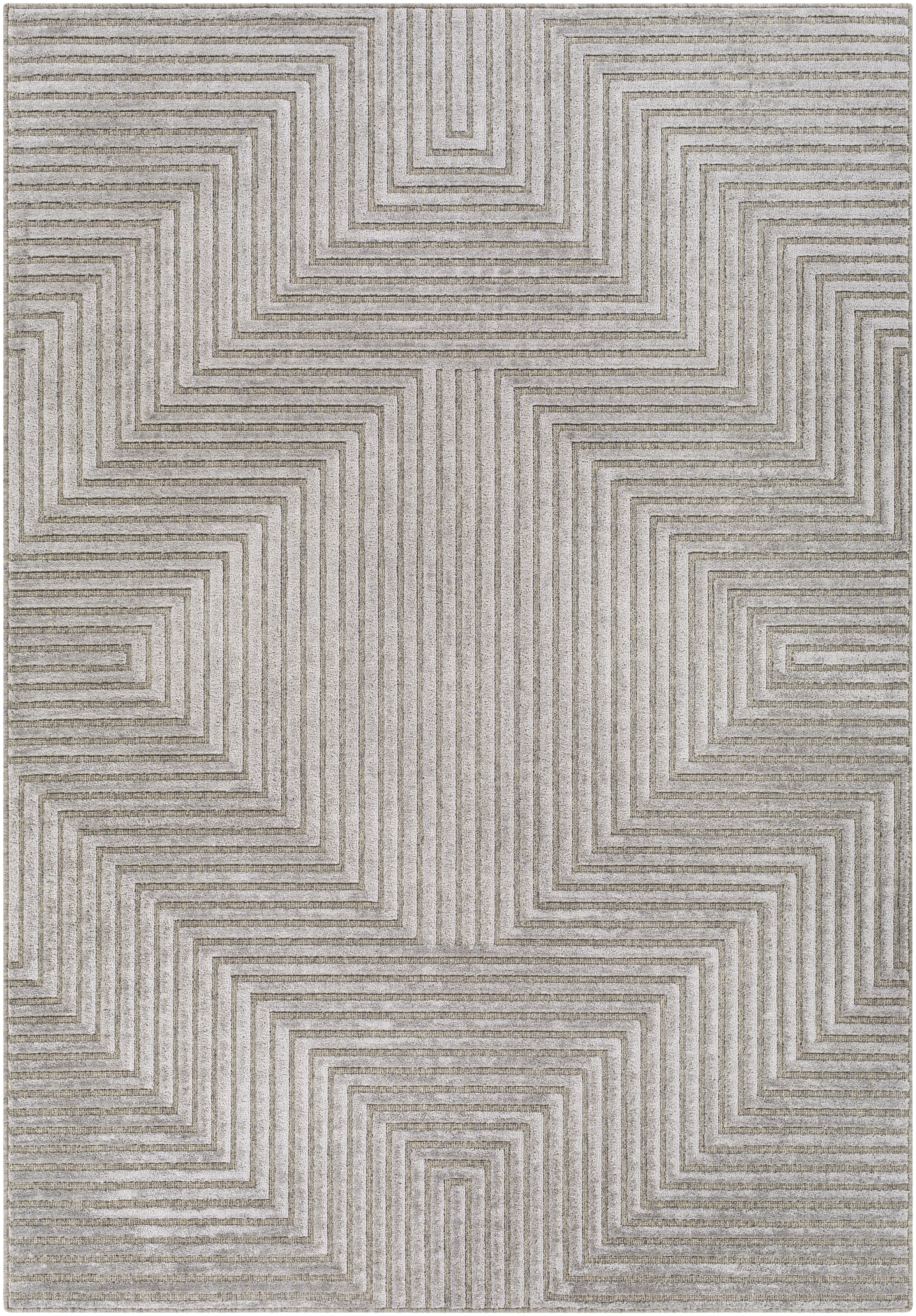 Kingston Gray Indoor 2' x 2'11" Machine Woven Rug - Image 0