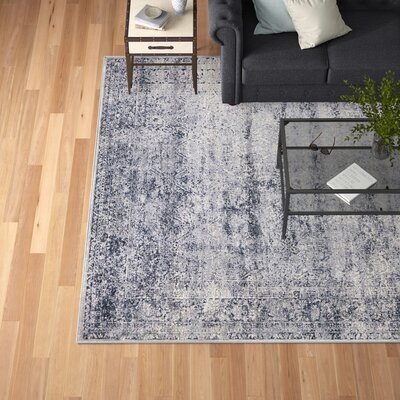 Lanett Oriental Area Rug, Dark Blue, 8' x 10' - Image 2