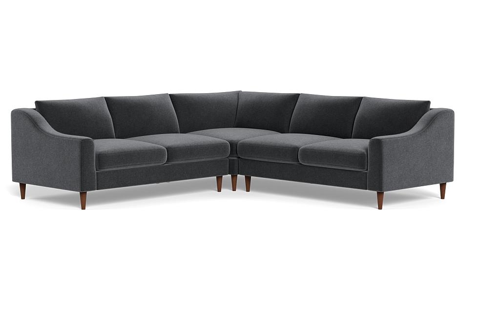 Saylor Slope Arm Corner 4-Seat Sectional Sofa - Image 2