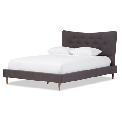 Granville Tufted Upholstered Low Profile Platform Bed - Image 0