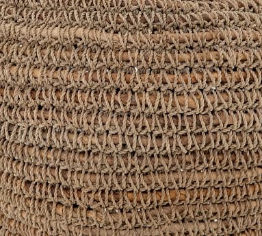 Woven Demijohn Basket, Natural - 16" X 16" X 19" - Image 5